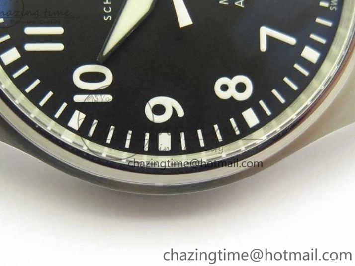 MIROTIME 0719 SoftTouch Mark XVIII Le Petit Prince IW327001 SS MKS 1:1 Best Edition Black Dial On Leather Strap MIYOTA9015 V 7216